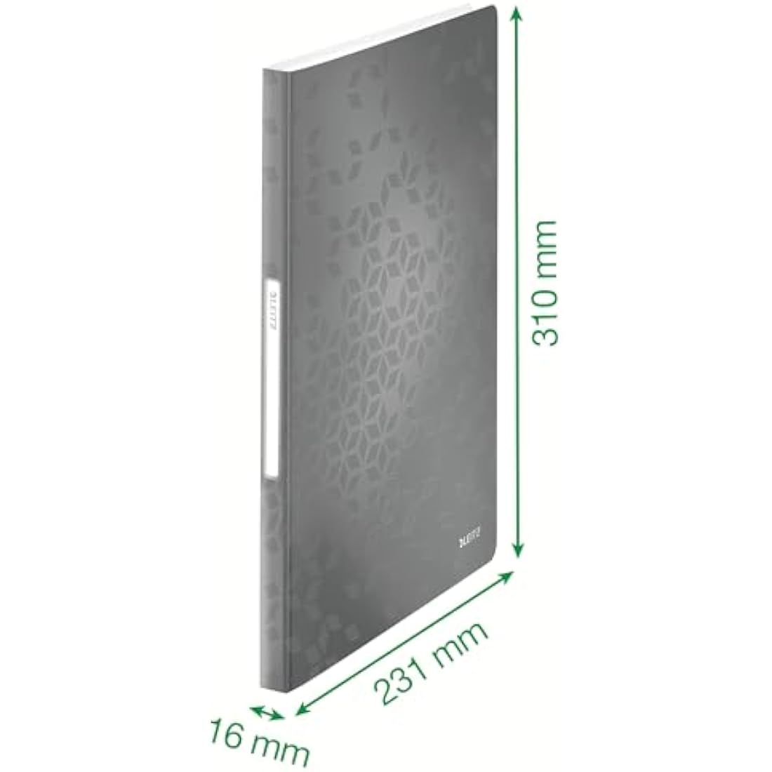 Leitz A4 Display Book, 40 Pockets, 80 Sheet Capacity, Transparent Pockets, Purple, WOW Range, 46320062