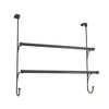 Libbi Lou Over Door Clothes Airer Towel Rail Rack Hanging Bathroom Storage Rail with Hooks ? 48x48x13cm