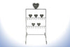 Metal heart jewellery holder