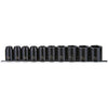 Teng 9121 10 Piece Metric Impact Socket Set 1/2in Square Drive