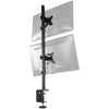 Vivo Dual LCD Monitor Desk Mount Stand Heavy Duty Stacked, Holds Vertical 2 Screens up to 32" (STAND-V002T)