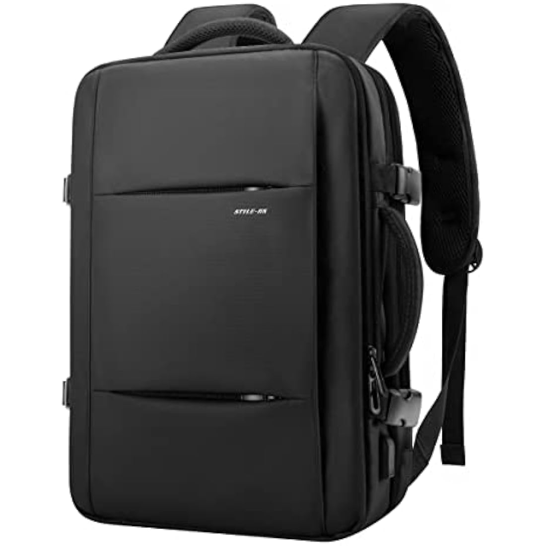 HEROIC KNIGHT Travel Laptop Backpack, Flight Approved Carry on Backpack, 17.3 Inch Water Resistant Busines Laptop Rucksack, Hand Luggage Bag With USB Charging Port, Underseat Cabin Bag For Men Women