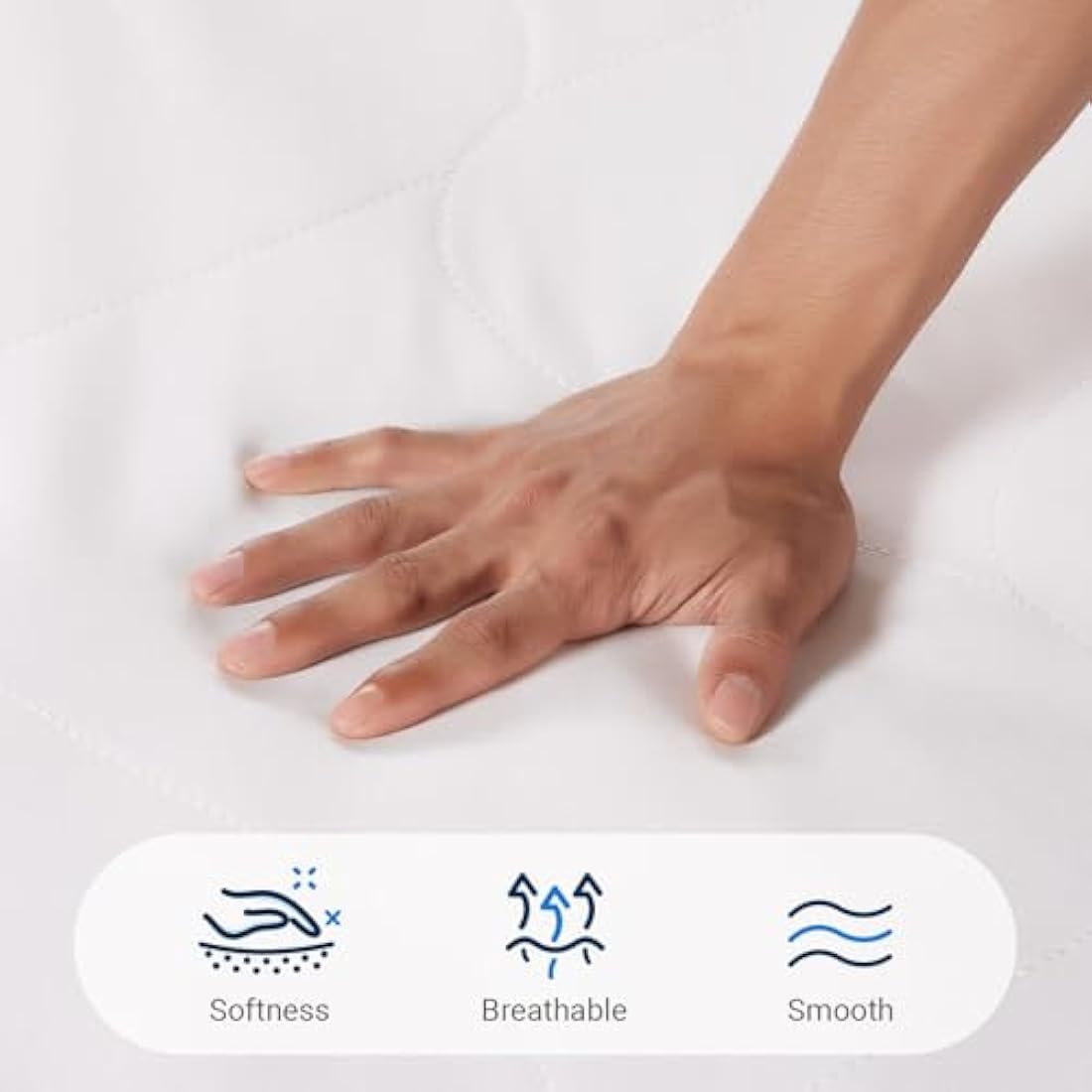 Avenco 3FT Single Mattress 8 Inch Pocket Sprung Mattress Medium Soft Motion Isolation Spring Mattress with CertiPUR-US Foam & Oeko-Tex Fabric 90x190x20cm