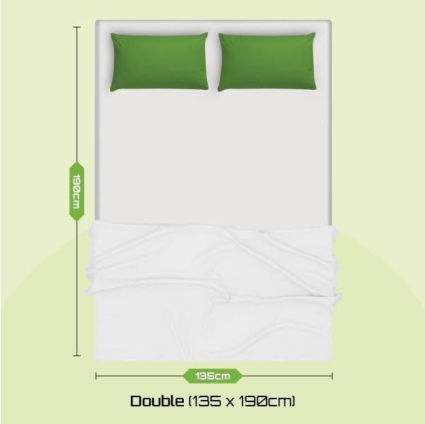 Starlight Beds Brick Design Quilted Sprung Hybrid Mattress with Memory Foam Layer. Soft Firmness, White, 18cm Deep. Double Mattress (4ft6 x 6ft3)