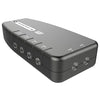 SLx TV Signal Booster Aerial Amplifier, 4 Way Signal Distribution Amplifier with Coax Connections, 4G & 5G Filtering, Indoor TV Aerial, HD & 4K TV/FM/DAB & Freeview, Variable Gain Control