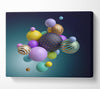 Spheres Of Three Dimensional Abstract Canvas Wall Art