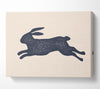 The Bouncing Hare Canvas Wall Art