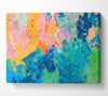 Sections Of Paint Canvas Wall Art