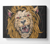 Fearsome Lion Angry Canvas Wall Art