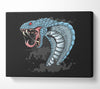 Scary Cobra Teeth Canvas Wall Art