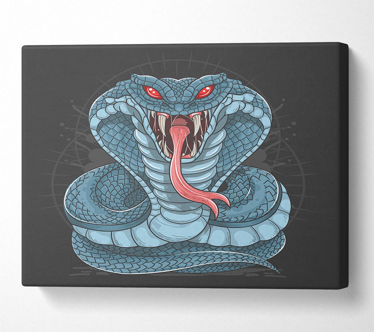 Fear The Cobra Canvas Wall Art