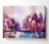 Wet Weather Lilac Forest Canvas Wall Art