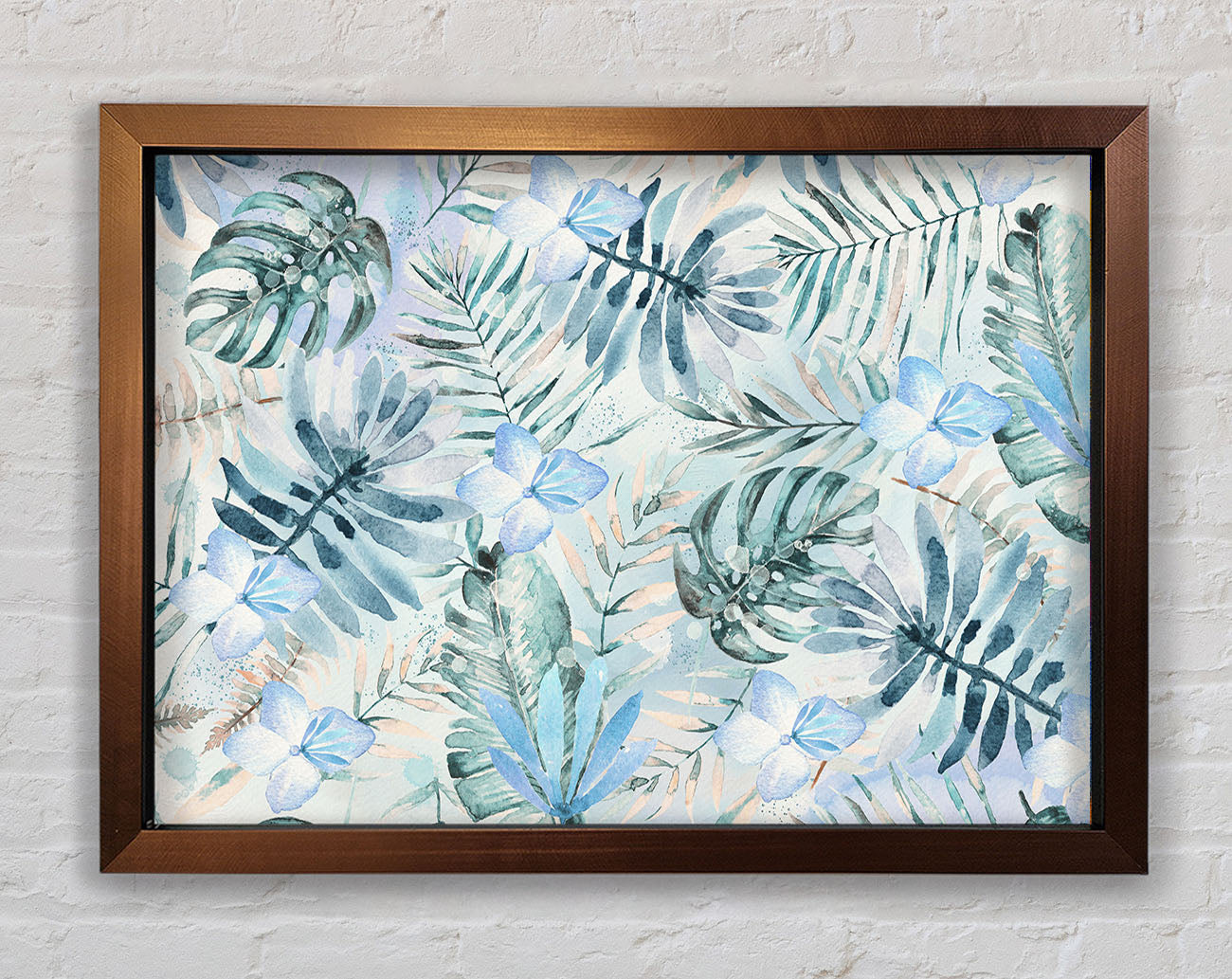 Cheese Plant Foliage Framed Wall Art