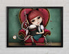 Creepy Alice In Wonderland Framed Wall Art