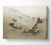 Washed Out Path Through The Valley Canvas Wall Art