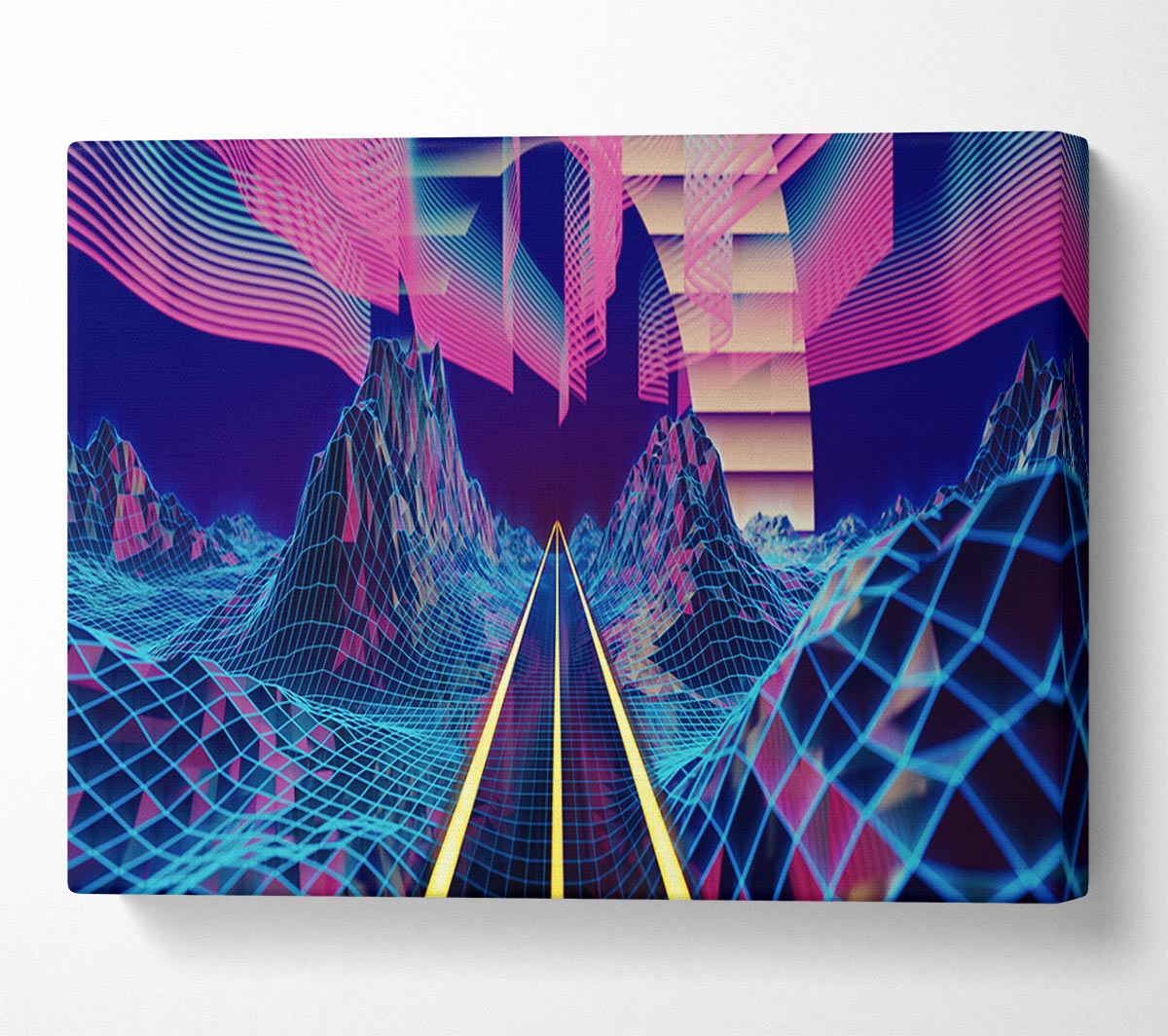 Road To The Future Canvas Wall Art