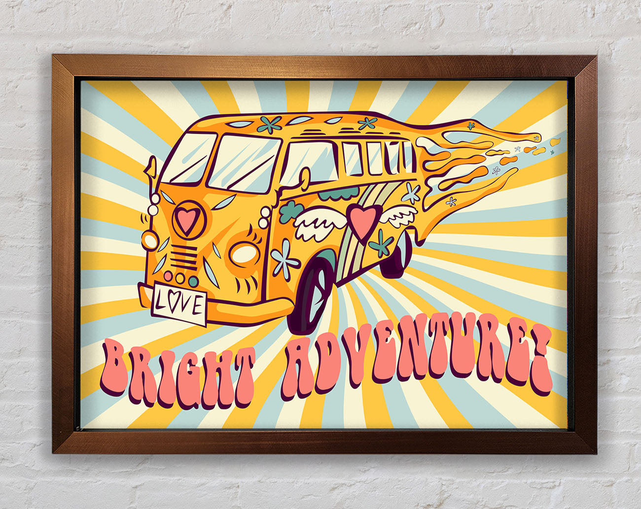 Camper Adventure Framed Wall Art