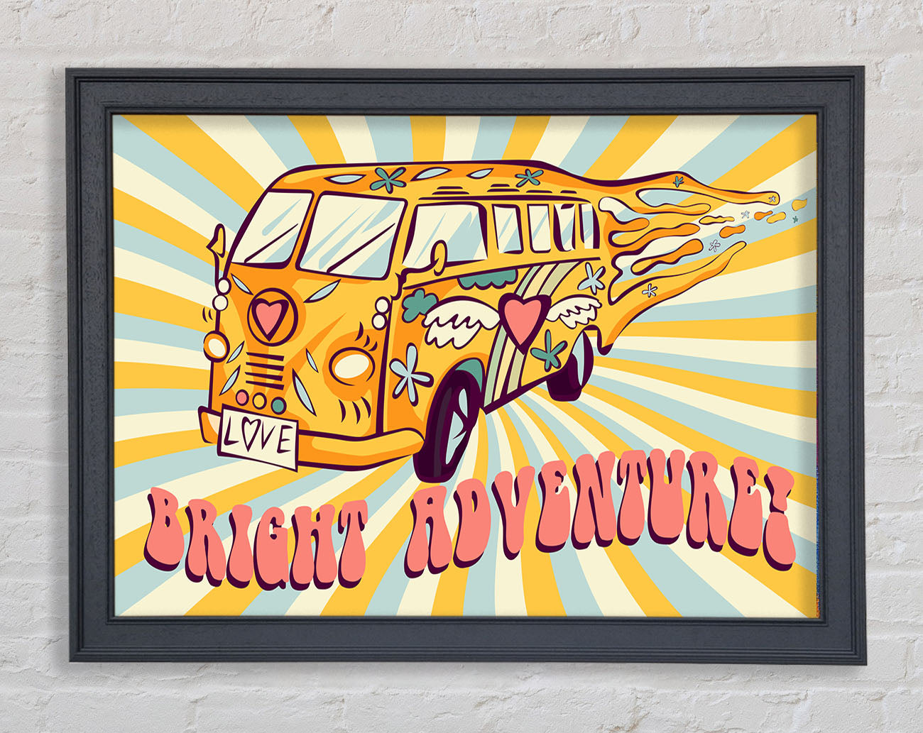 Camper Adventure Framed Wall Art
