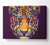 Leopard Head Watercolour Canvas Wall Art