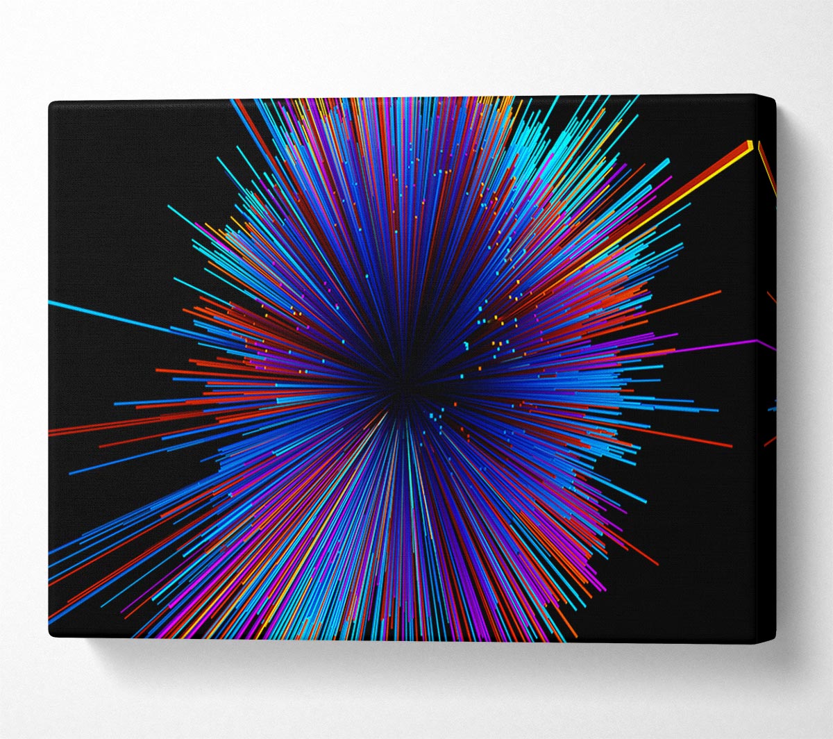 Spectrum Lines Canvas Wall Art