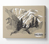 Above The Snowy Cliffs Canvas Wall Art