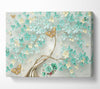 The Silver Branch Butterfly Canvas Wall Art