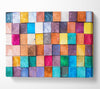 Textures Squares And Shadows Canvas Wall Art