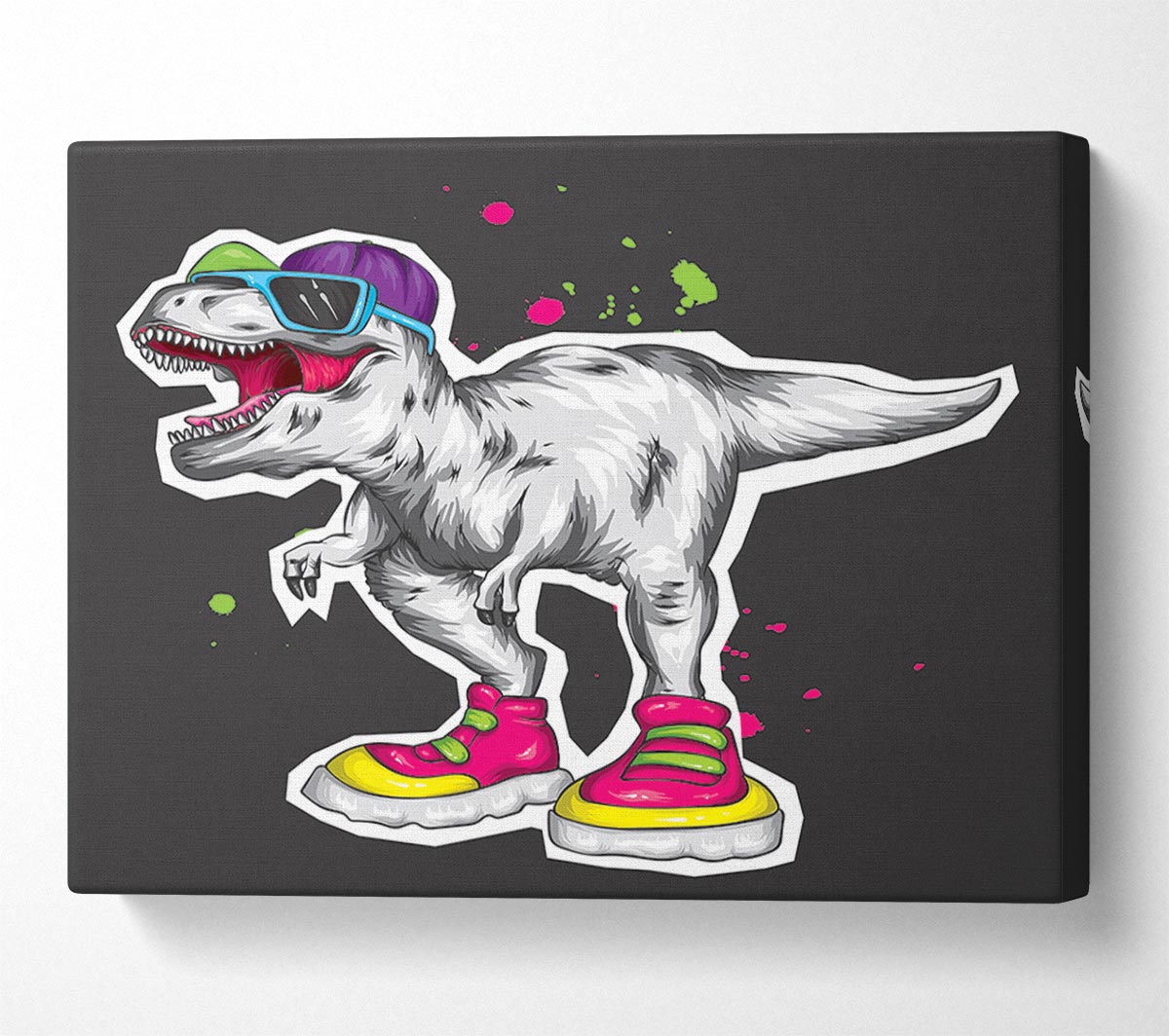 Cut Out T-Rex Canvas Wall Art