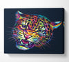 Rainbow Leopard Canvas Wall Art