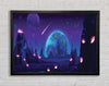 Comets Of The Universe Framed Wall Art