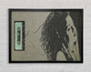 Cassette Tape Woman Framed Wall Art