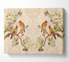 The Birds On The Branches Symmetry Canvas Wall Art