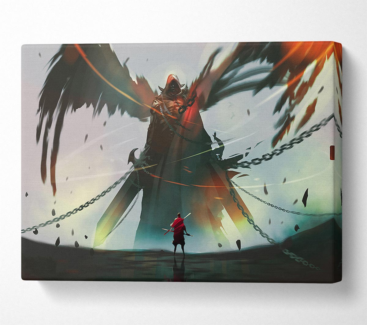 Battling Evil Canvas Wall Art