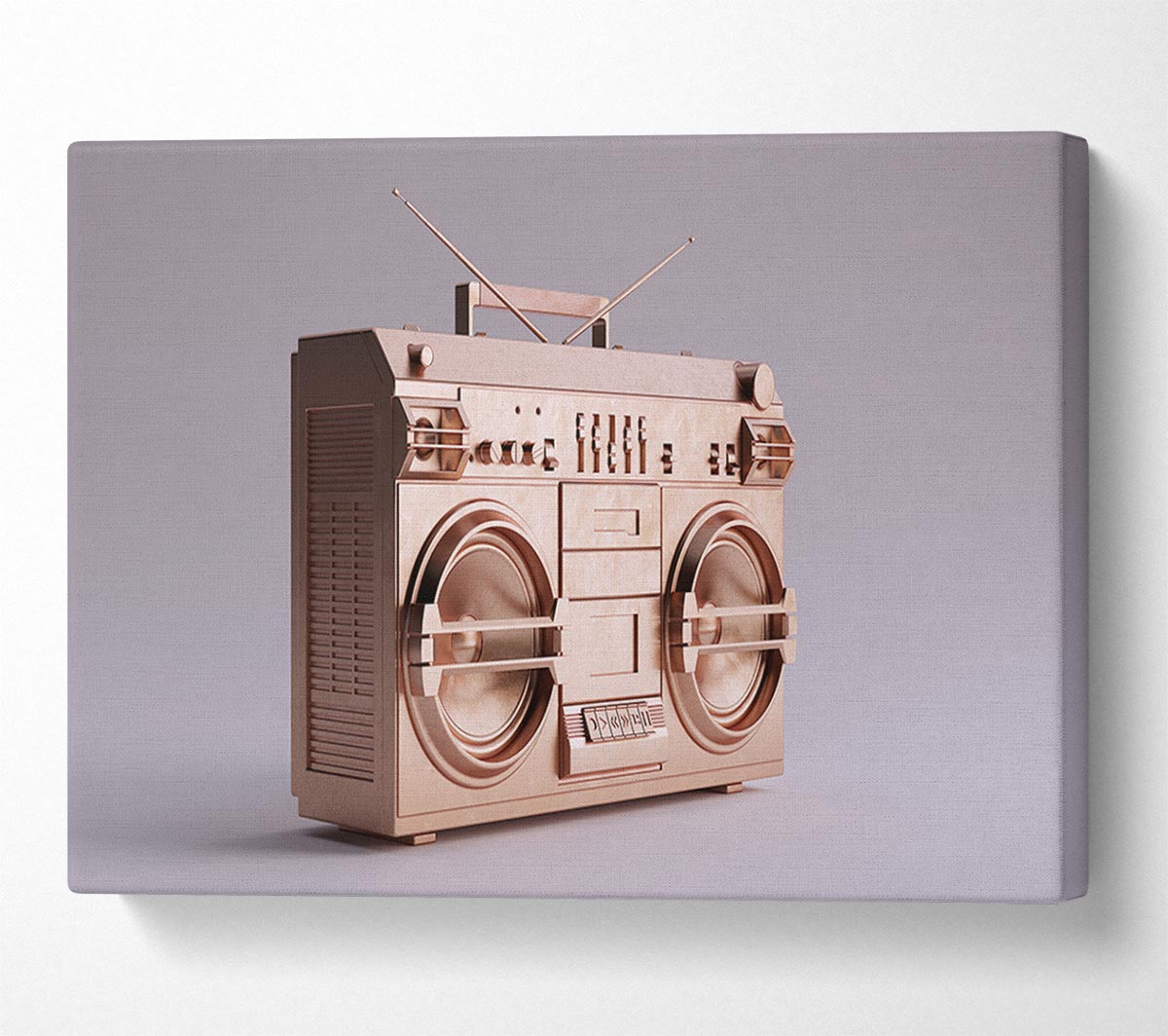 Boombox Simple Canvas Wall Art