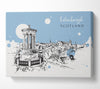 Scotland In Ink Canvas Wall Art