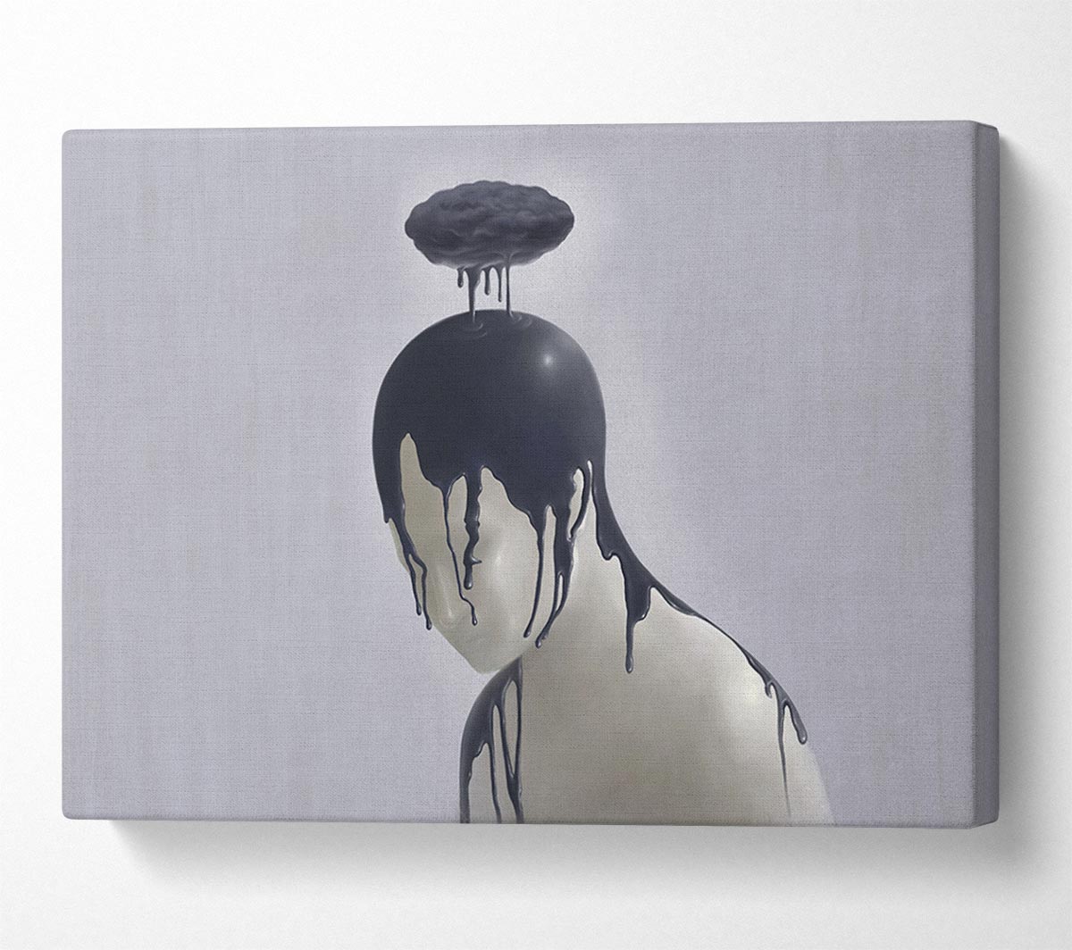 Clouds Of Ink 2 Canvas Wall Art