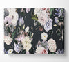 Flowers On Grey Canvas Wall Art