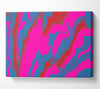 Neon Pink Strikes Canvas Wall Art
