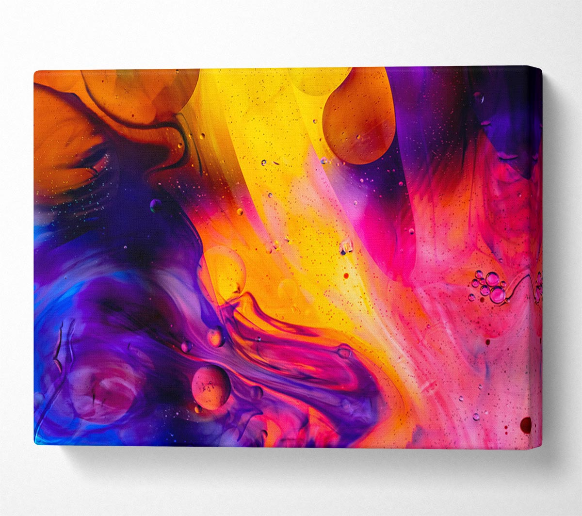 Lava And Cool Flow Canvas Wall Art