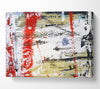 Distorted Red Patch Canvas Wall Art