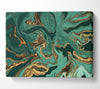 Green Fold To Gold Canvas Wall Art