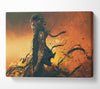 Walking Through The Fire Canvas Wall Art