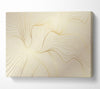Gold Lines Of Power Canvas Wall Art