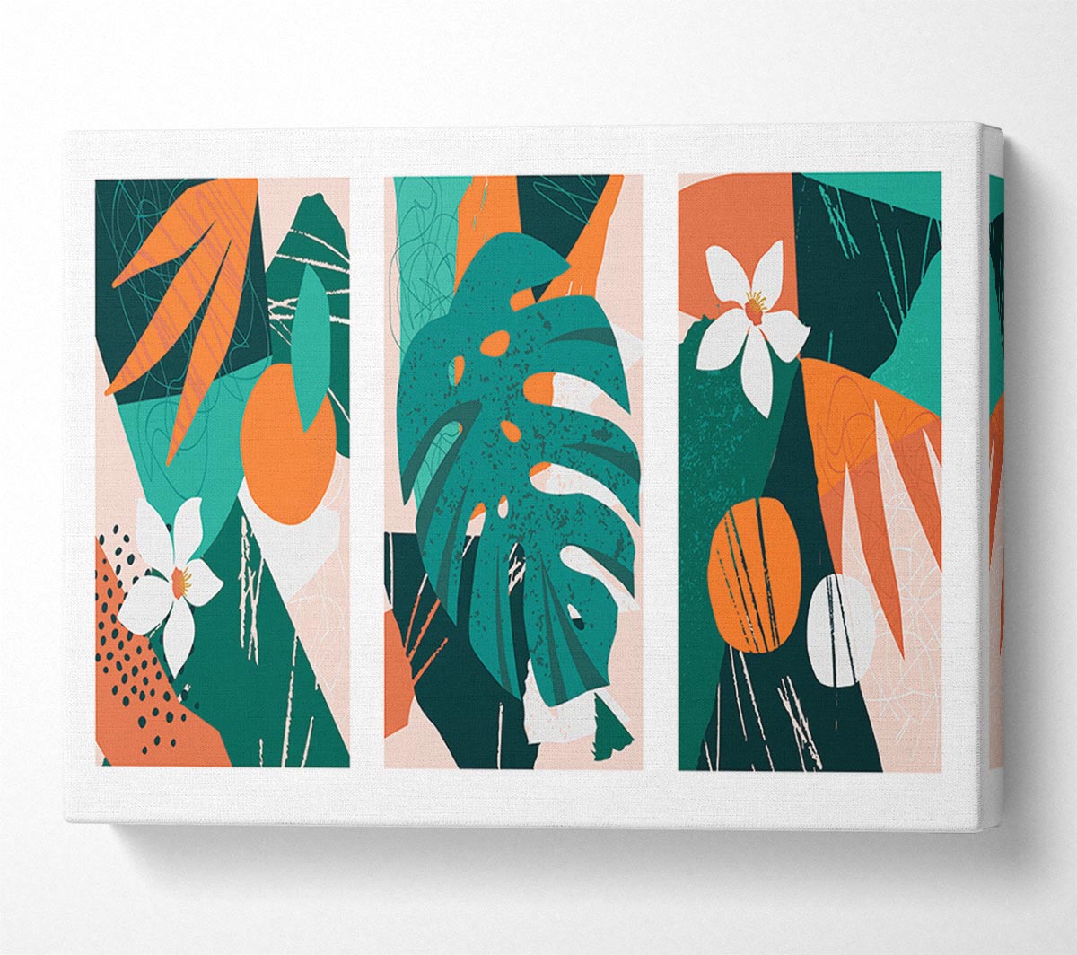 The Modern Cheese Plant Set Canvas Wall Art