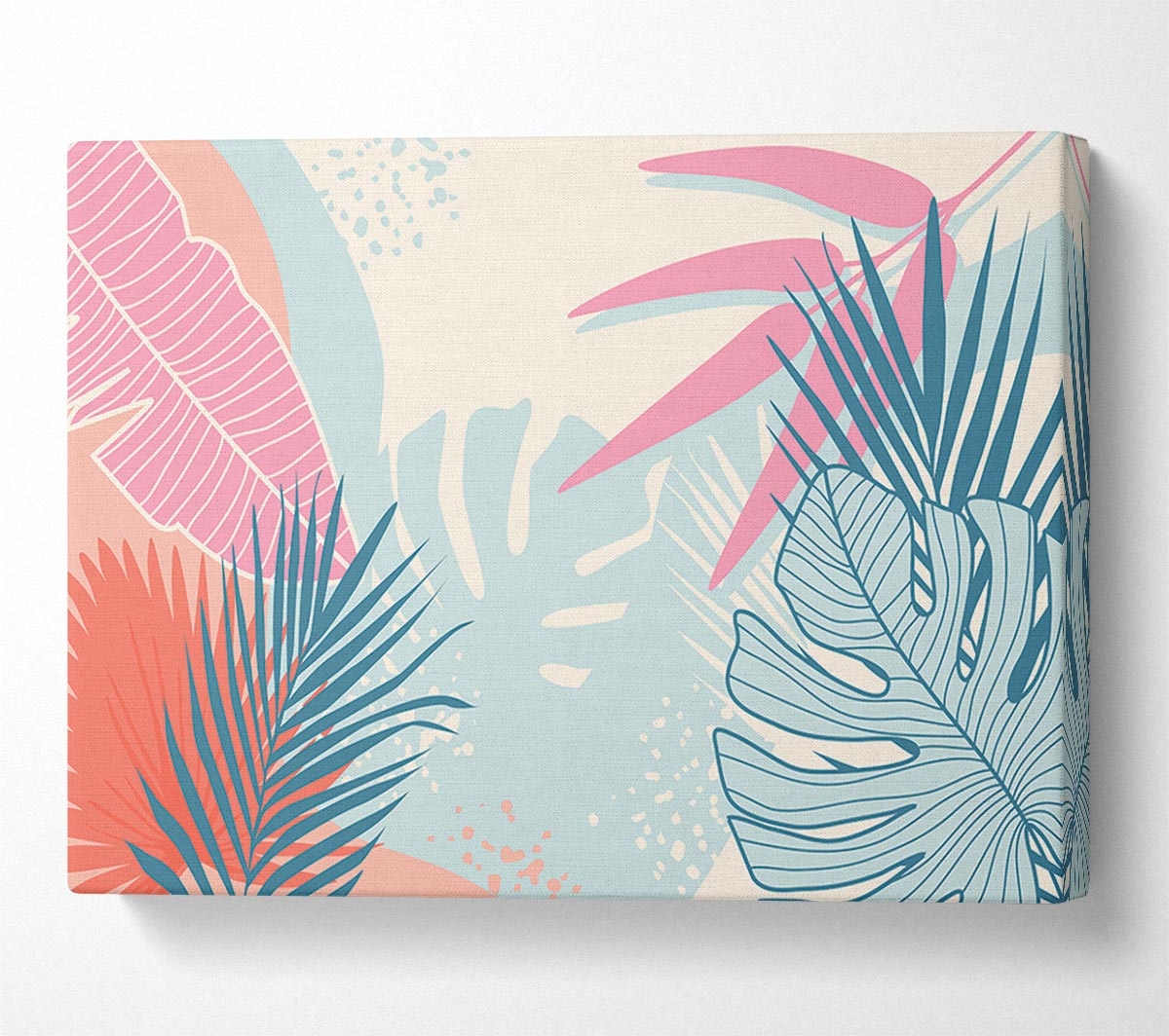 Modern Leaf Decor Canvas Wall Art