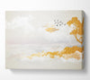 Orange Coast Tree Birds Canvas Wall Art