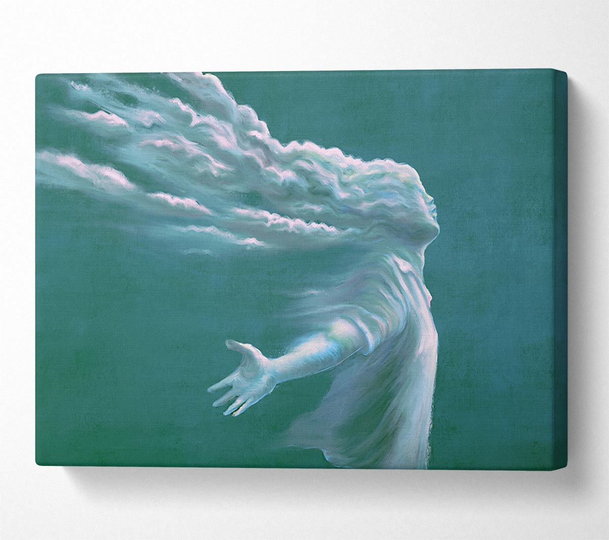 The Cloud Woman Canvas Wall Art