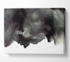 Black On White Abstract Cloud Canvas Wall Art