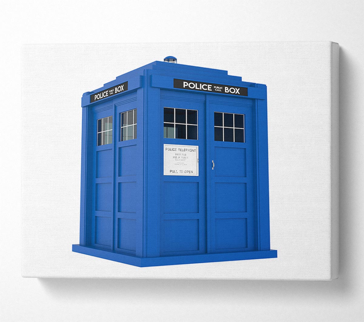 The Blue Police Box Britain Canvas Wall Art