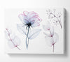 Transparency Flowers Canvas Wall Art
